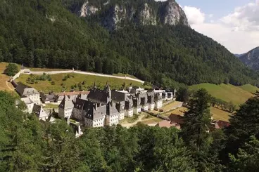 Grande Chartreuse Monastery and Mountains